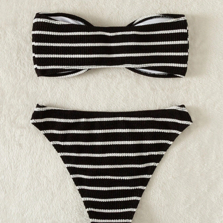 High Waist Split Bikini Women's Swimwear