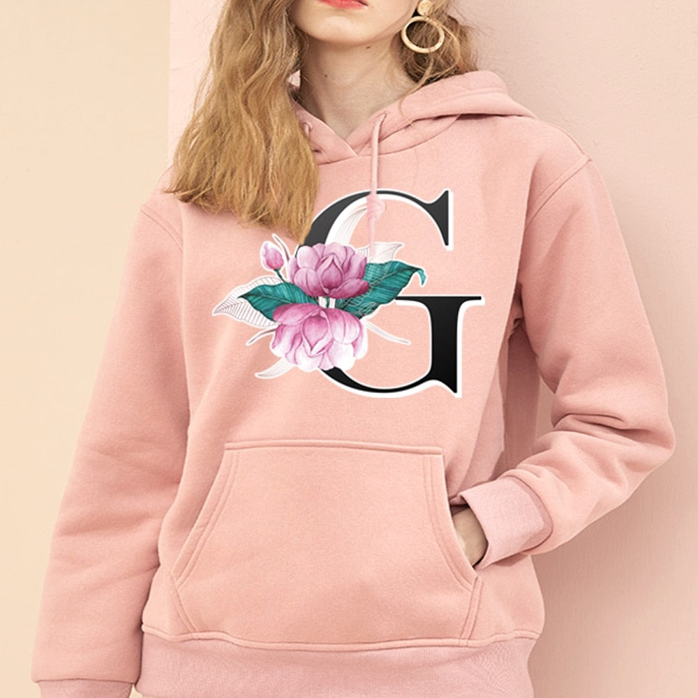 Hoodie Sweatshirts Women Pullover Harajuku Tracksuit 2021 Girl Hoodie Streetwear Casual Fashion Clothes 2whitemarbleG