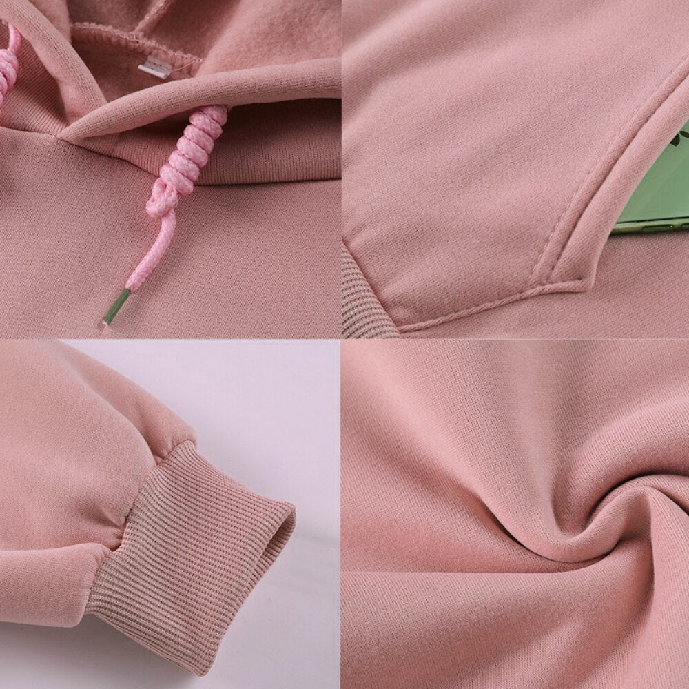 Hoodie Sweatshirts Women Pullover Harajuku Tracksuit 2021 Girl Hoodie Streetwear Casual Fashion Clothes