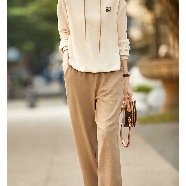 Hoodies Tracksuit Sweatsuit for Women 2024 Autumn Outfits New In Matching Sets Two Piece Sweat Pant Sets Sports Suits