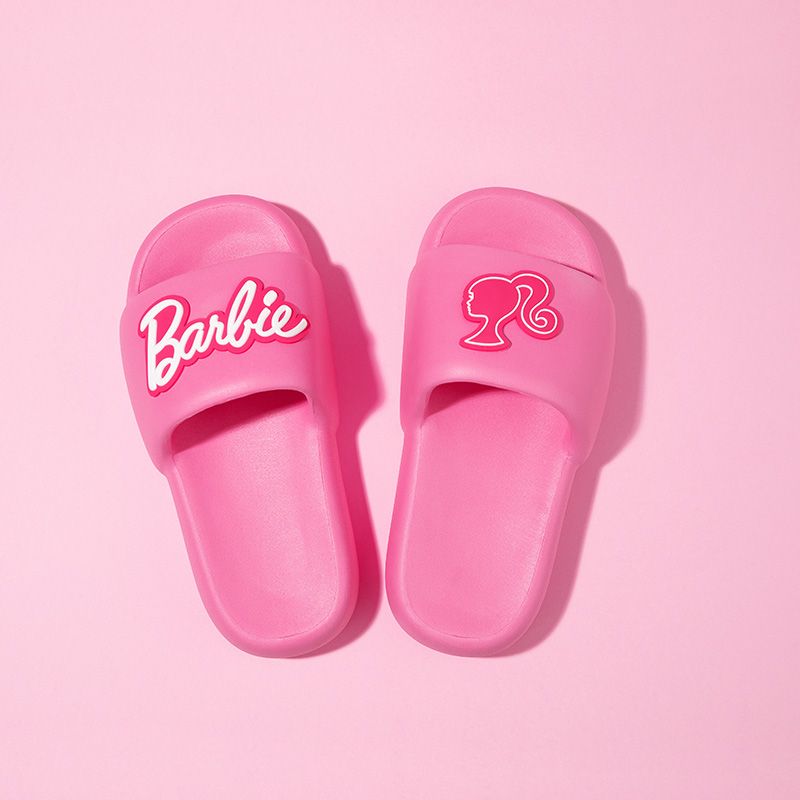 Hot Fashion Women Barbie Series Pink Thick Bottom Bathroom Non-Slip Slipper Summer Cute Girl Heart Home Floor Sandals Slippers pink