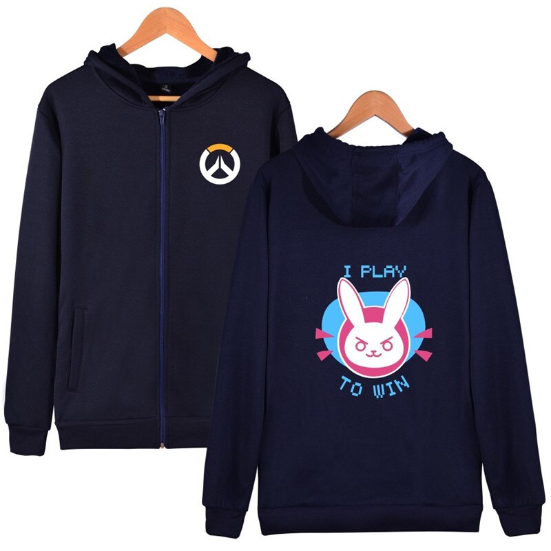 Hot Overwatches OW Long Sleeve Hooded Jacket Sweatshirt Dva Cosplay Halloween Costume Spring Thin Hoodies 15 ow