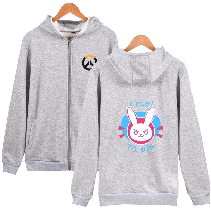 Hot Overwatches OW Long Sleeve Hooded Jacket Sweatshirt Dva Cosplay Halloween Costume Spring Thin Hoodies 14 ow