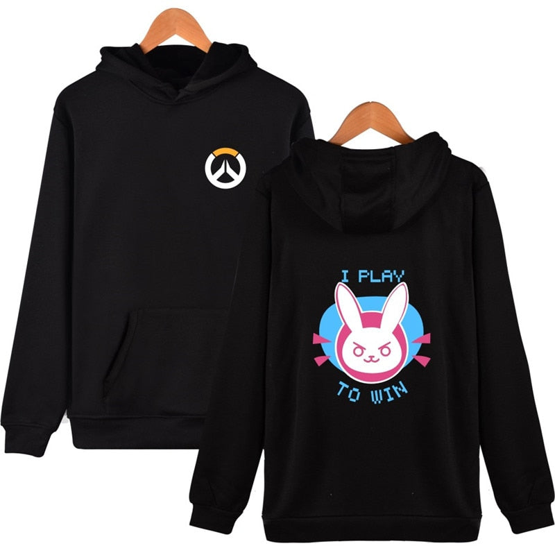 Hot Overwatches OW Long Sleeve Hooded Jacket Sweatshirt Dva Cosplay Halloween Costume Spring Thin Hoodies AMAIO