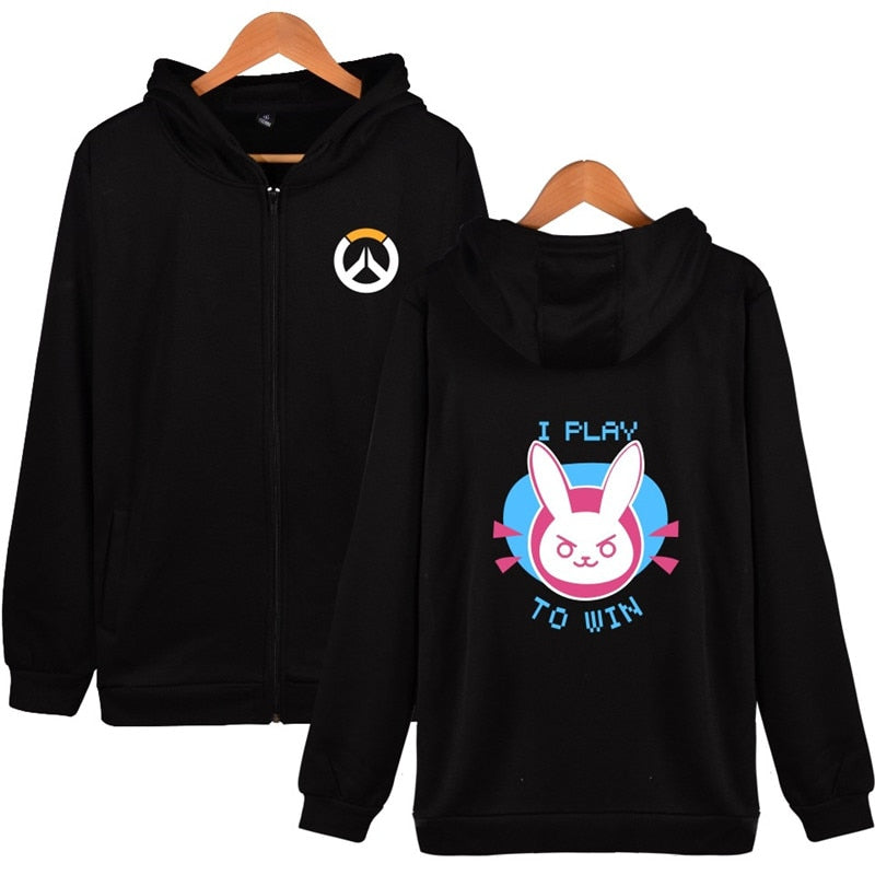 Hot Overwatches OW Long Sleeve Hooded Jacket Sweatshirt Dva Cosplay Halloween Costume Spring Thin Hoodies 13 ow