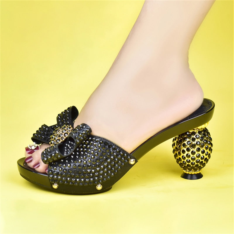 Italian Shoe and Bag Set for Party In Women Summer High Heeled Shoes for Women Designer Shoes Women Luxury