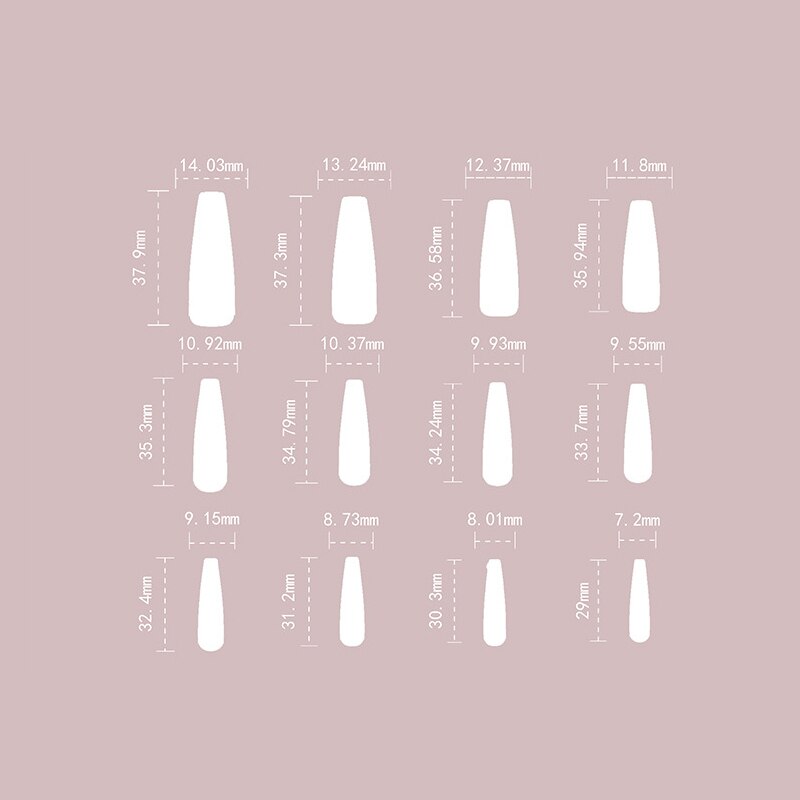 JP2347 Silver French Tip Press on Nails Wholesale Bulk,XXL Reusable Stick on Nails Set Press on