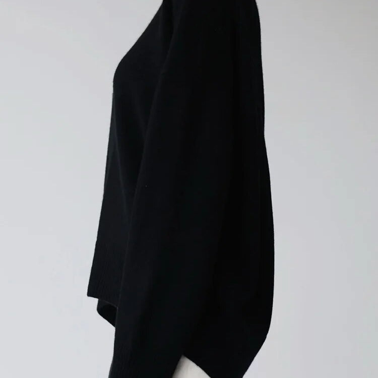 KarSaNy Women Loose Sweaters For Winter Thick Knit Pullovers Green Outwear Women's Sweater Black Oversized Sweaters For Women Black