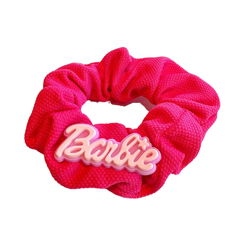 Kawaii Barbie Princess Headband for Washing Face Headdress Makeup Hair Band Plush Baby Girl Headbands Women Cute Toy
