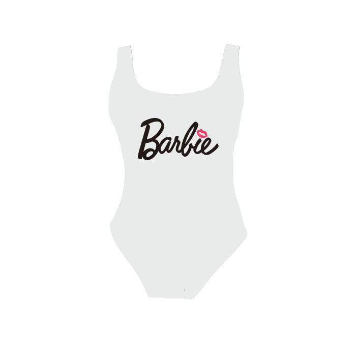 Kawaii Summer Girl Barbie Swimsuit Anime Cartoon Ladies Sexy Slim Beach Bikini Women Suspenders Vest Jumpsuit Bathing Suits Gift baihei