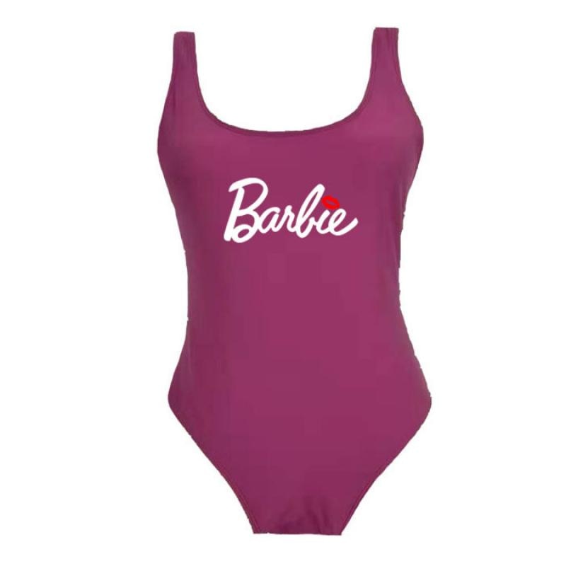 Kawaii Summer Girl Barbie Swimsuit Anime Cartoon Ladies Sexy Slim Beach Bikini Women Suspenders Vest Jumpsuit Bathing Suits Gift