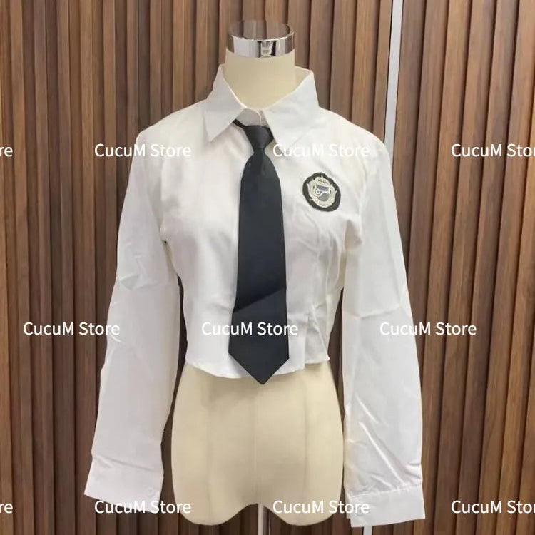 Knitted Sweater 3 Piece Set Skirt Woman White Shirt + Y2k Crop Tops + Slim Bodycon Fashion Mini Skirt Girls Korean Suit 2024 New