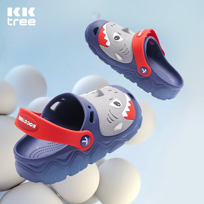 Kocotree Children&#39;s Slippers For Boys and Girls Summer Anti Slip Baby Hole Shoes Indoor Home Sandals and Slippers AMAIO