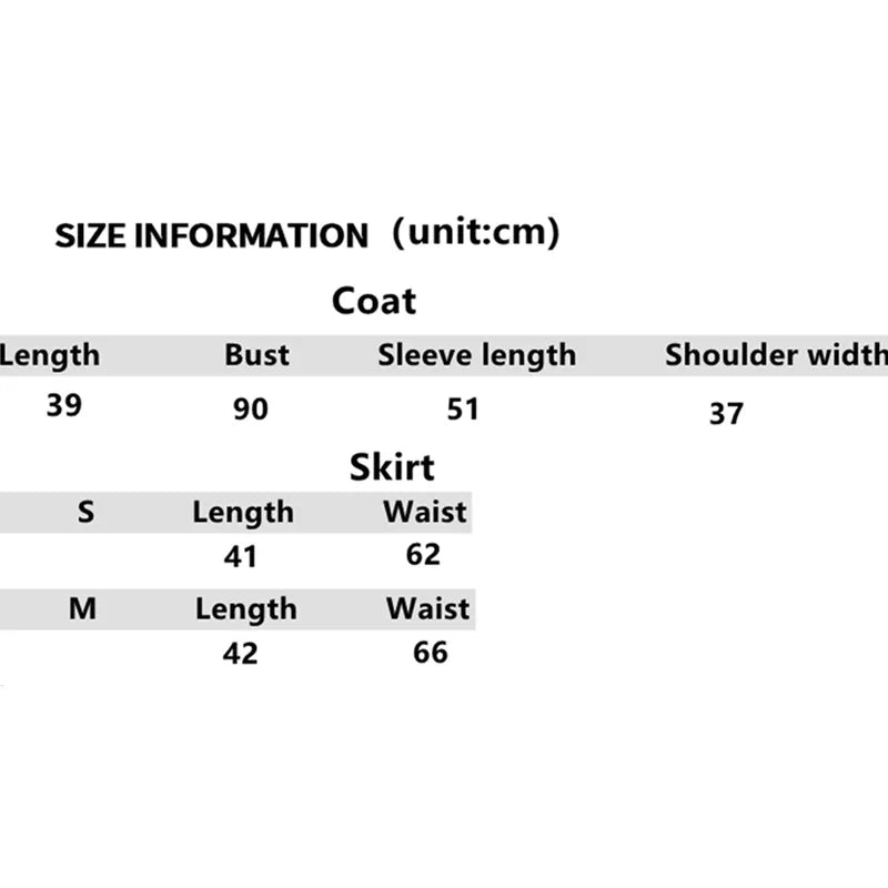 Korean Fashion Tweed 2 Two Piece Set Womens Outfits Autumn Long Sleeve Short Jacket + A-line Mini Skirt Suits Vintage