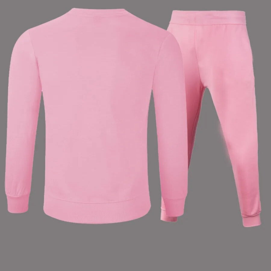 LW Autumn Winter Two Piece For Women Casual Tracksuit Sweatsuit Letter Print Long Sleeve Pants Set Fitness Outfits S to 3XL