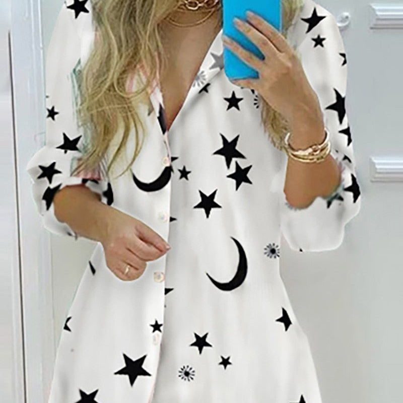 Ladies New Dress Fashion Color Matching Slim Short-Sleeved Shirt Dress Casual Home Street Commuter Plus Size Dress Vestidos Q802 2