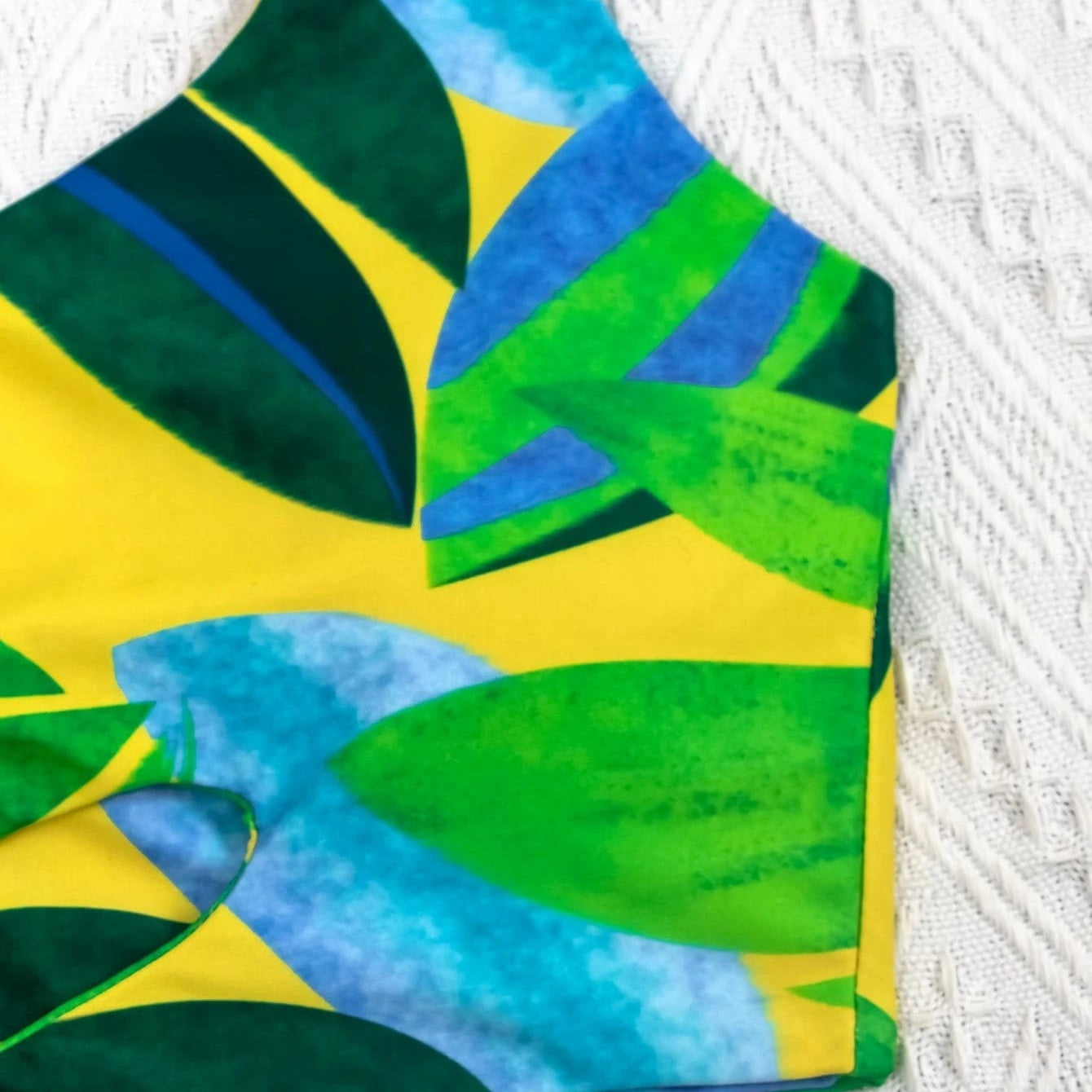 Ladies One Piece Swimsuit Push Up Print