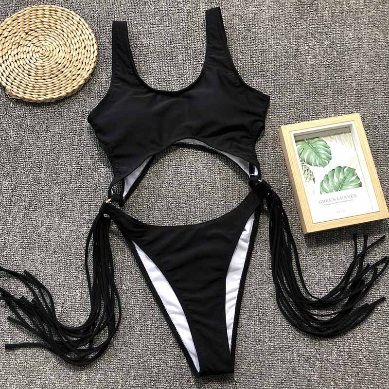 Ladies one-piece swimsuit Black