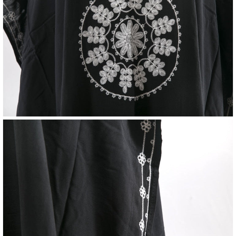 Loose Kaftan Swimsuit Cover Up Beach Long Casual Caftan Dress