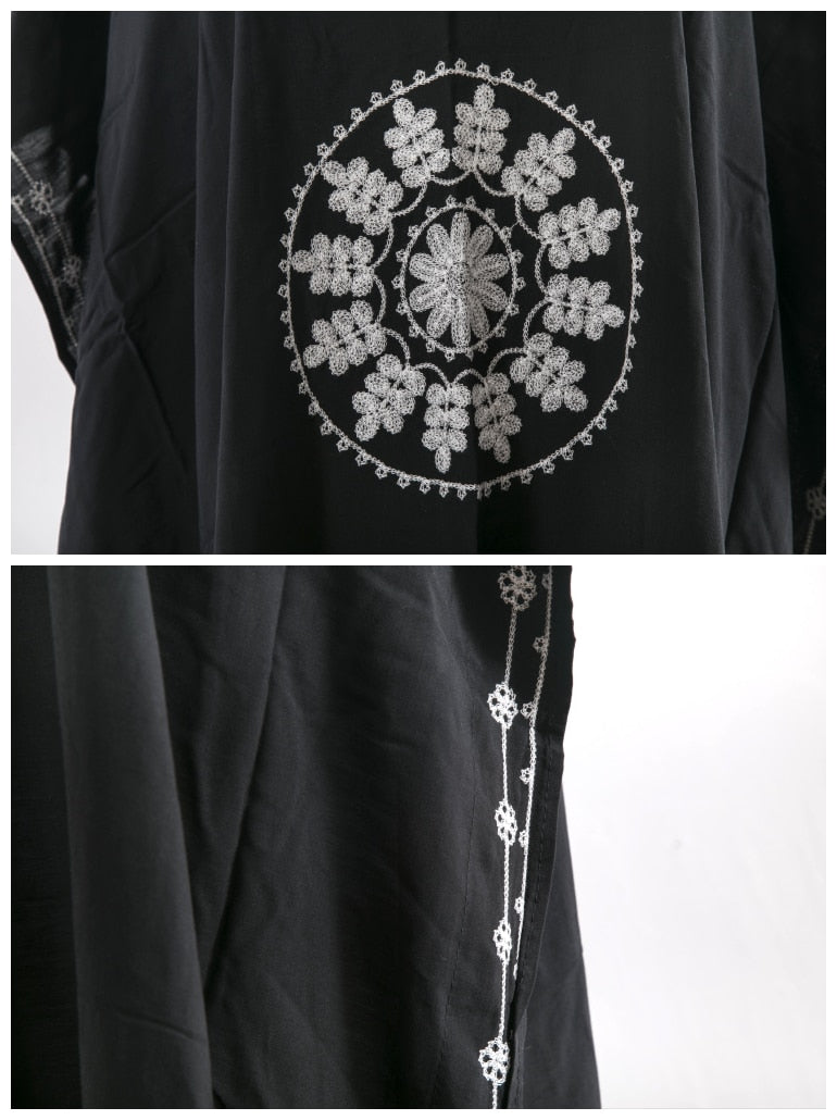 Loose Kaftan Swimsuit Cover Up Beach Long Casual Caftan Dress