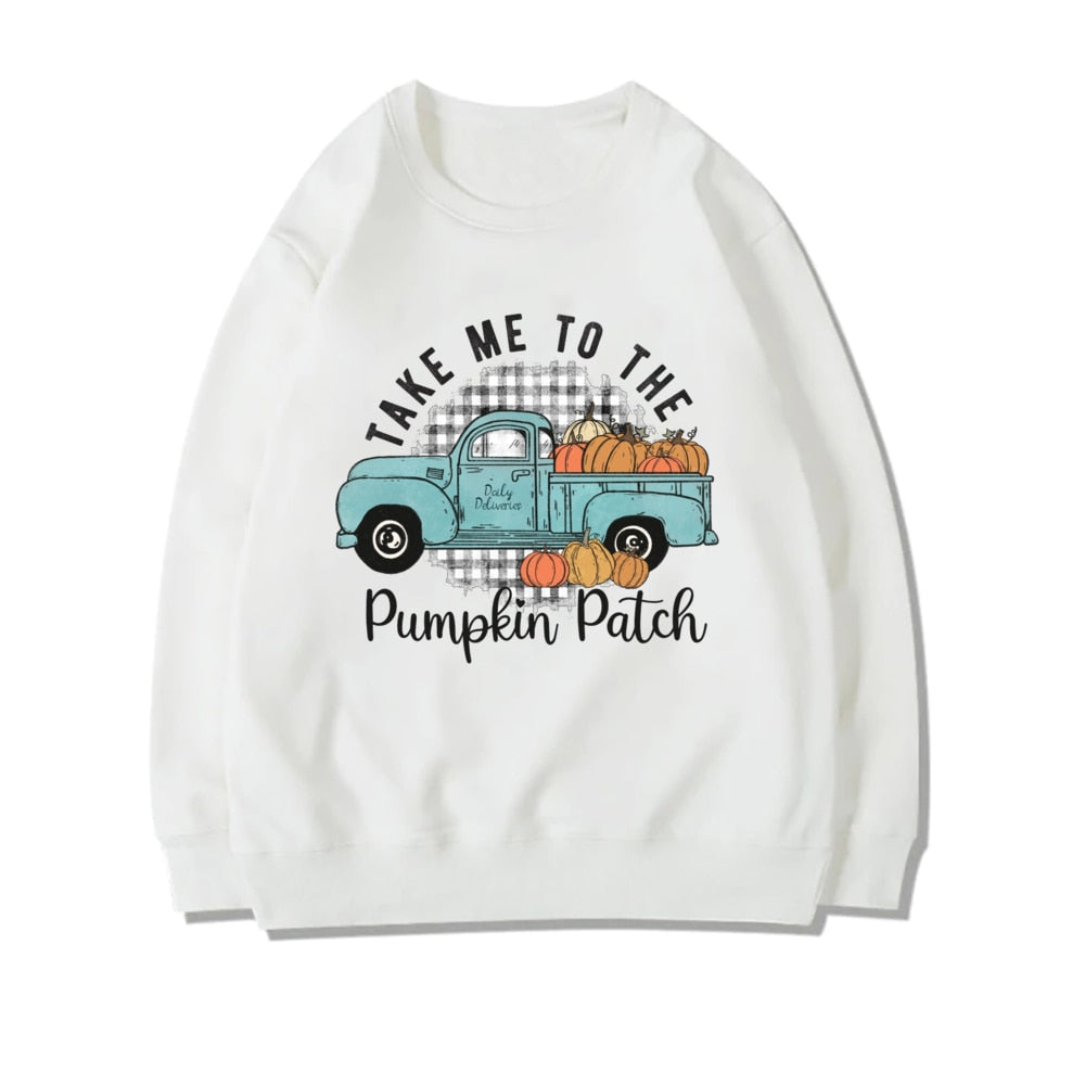 Love Fall Yall Cute Fall Sweatshirt Thanksgiving Clothes Pumpkin Patch Outfit Halloween Sweatshirt Fall Crewneck Autumn Sweater TM333265-USWWH
