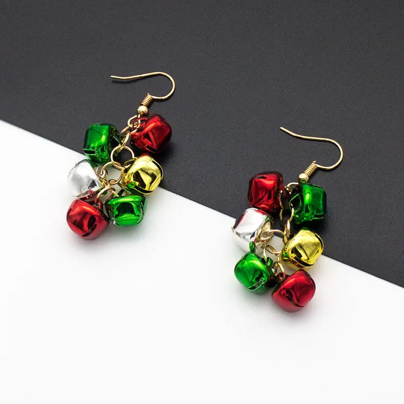 Luoluoyi Christmas Earrings Crystal Snowman Jewelry Christmas Tree Stud Earring For Women Creative Party Accessories Girl Gifts