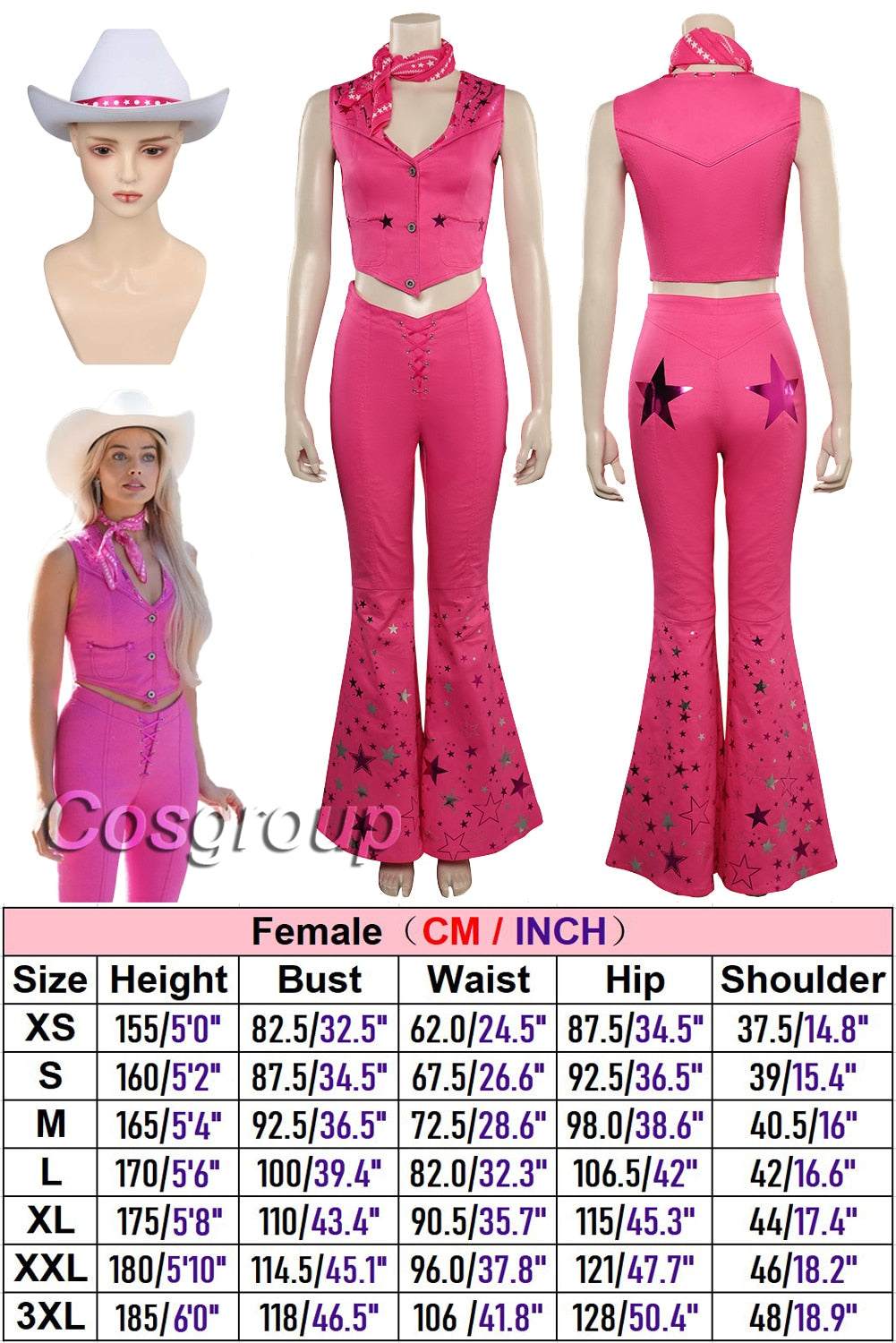 Margot Cosplay Kawaii Pink Plaid Dress Women Costume 2024 Movie Barbei Roleplay Fantasia Halloween Party Clothes For Disguise Style R