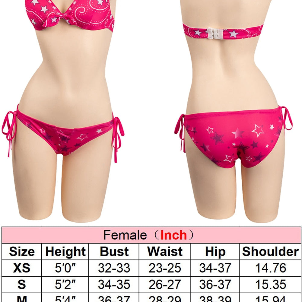 Margot Cosplay Kawaii Pink Plaid Dress Women Costume 2024 Movie Barbei Roleplay Fantasia Halloween Party Clothes For Disguise Style I