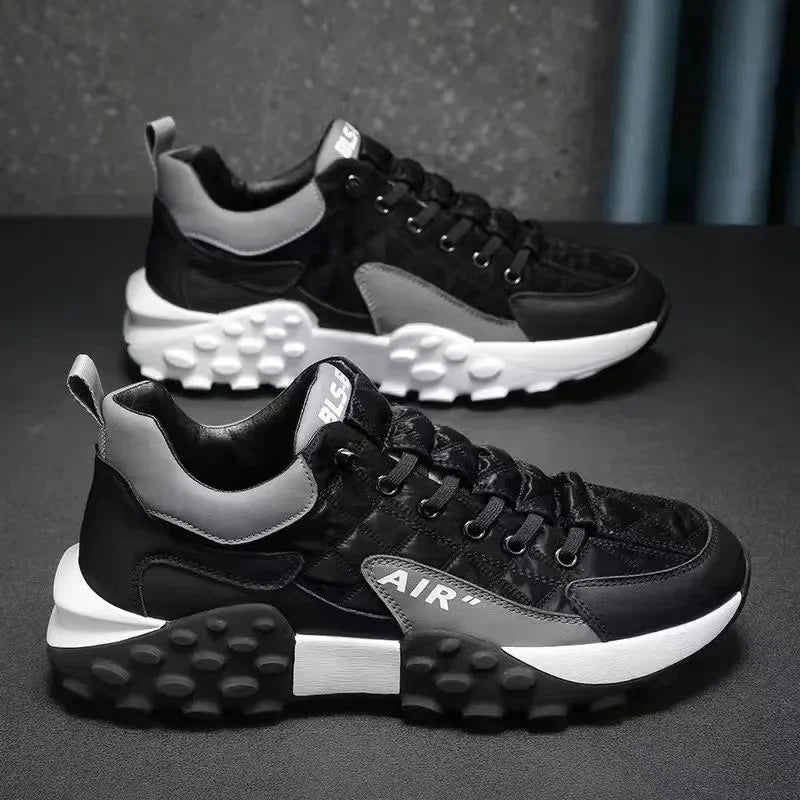 Men Casual Sneaker Tennis Men's Sneakers Runnin Shoes for Chunky Luxury Brand Male Sport Sneakers Sapatos Masculinos black