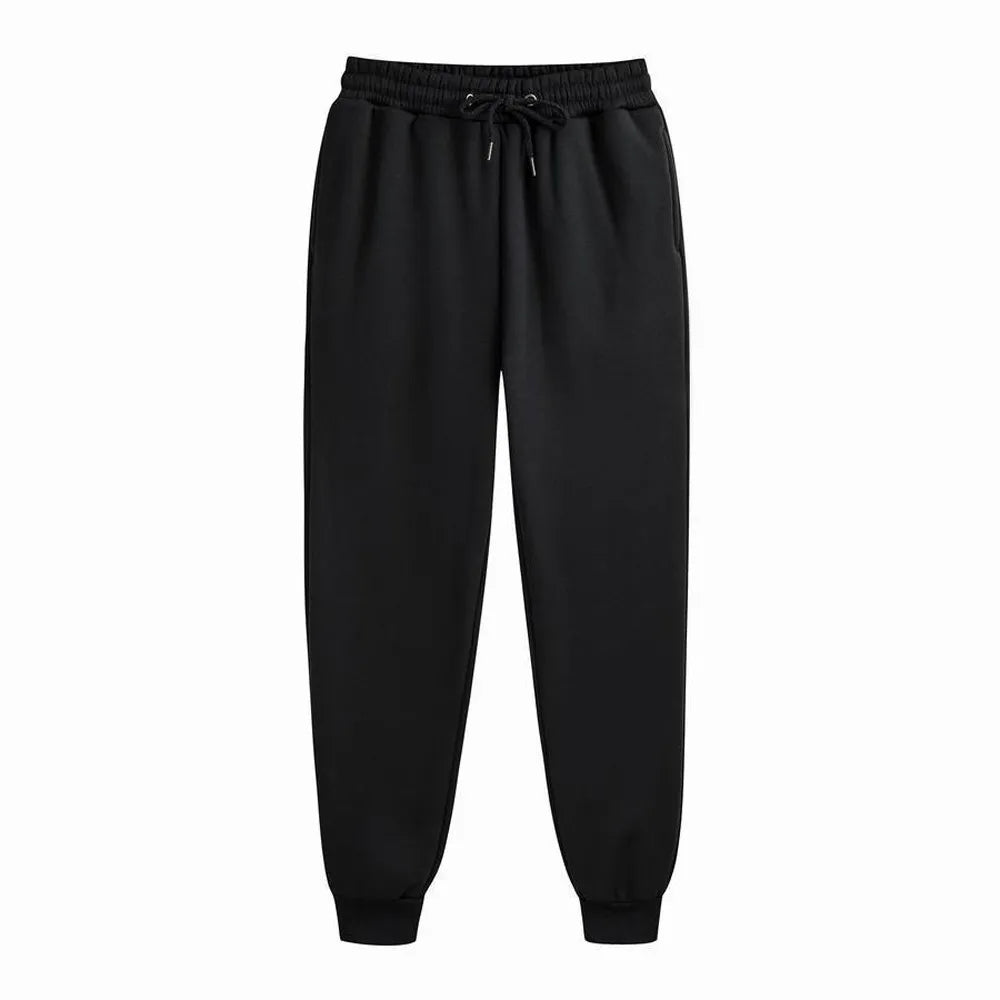Men Casual Sports Pants Running Workout Jogging Long Pants Gym Sport Trousers for Men Jogger Sweatpants black