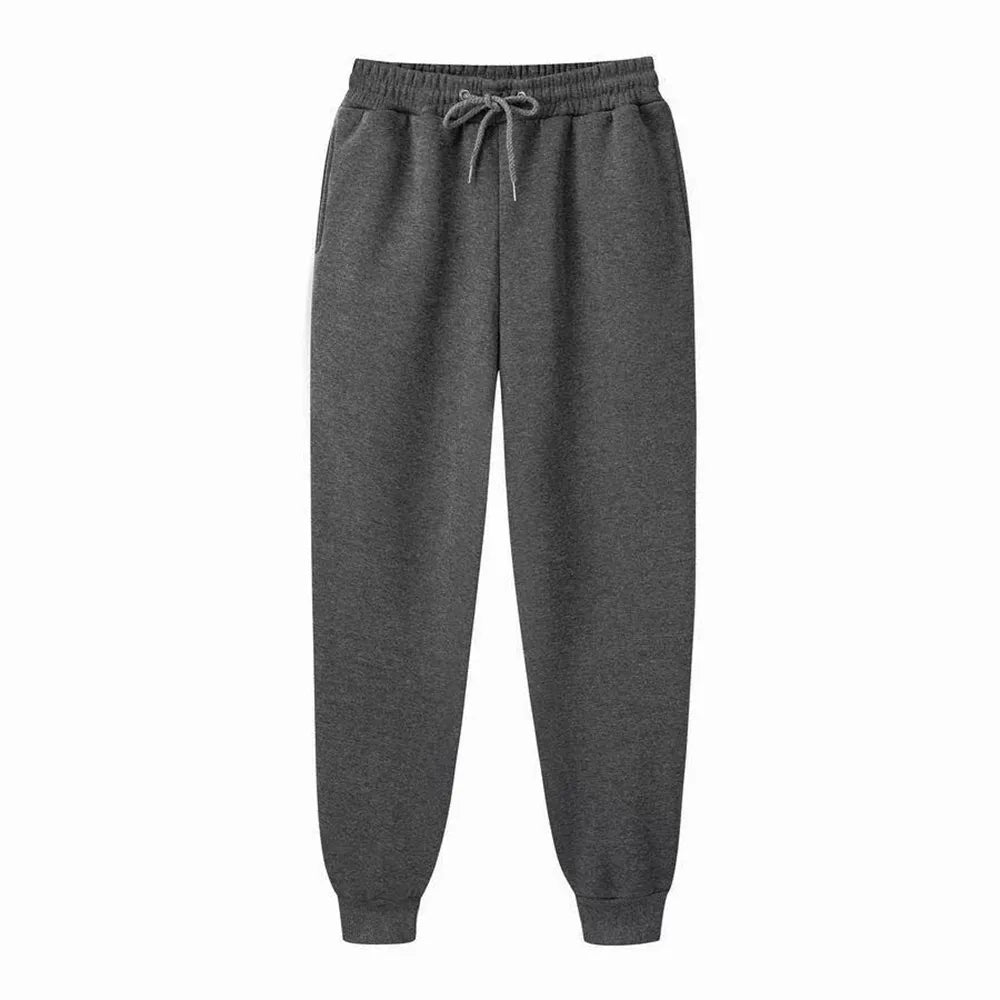 Men Casual Sports Pants Running Workout Jogging Long Pants Gym Sport Trousers for Men Jogger Sweatpants Dark Grey