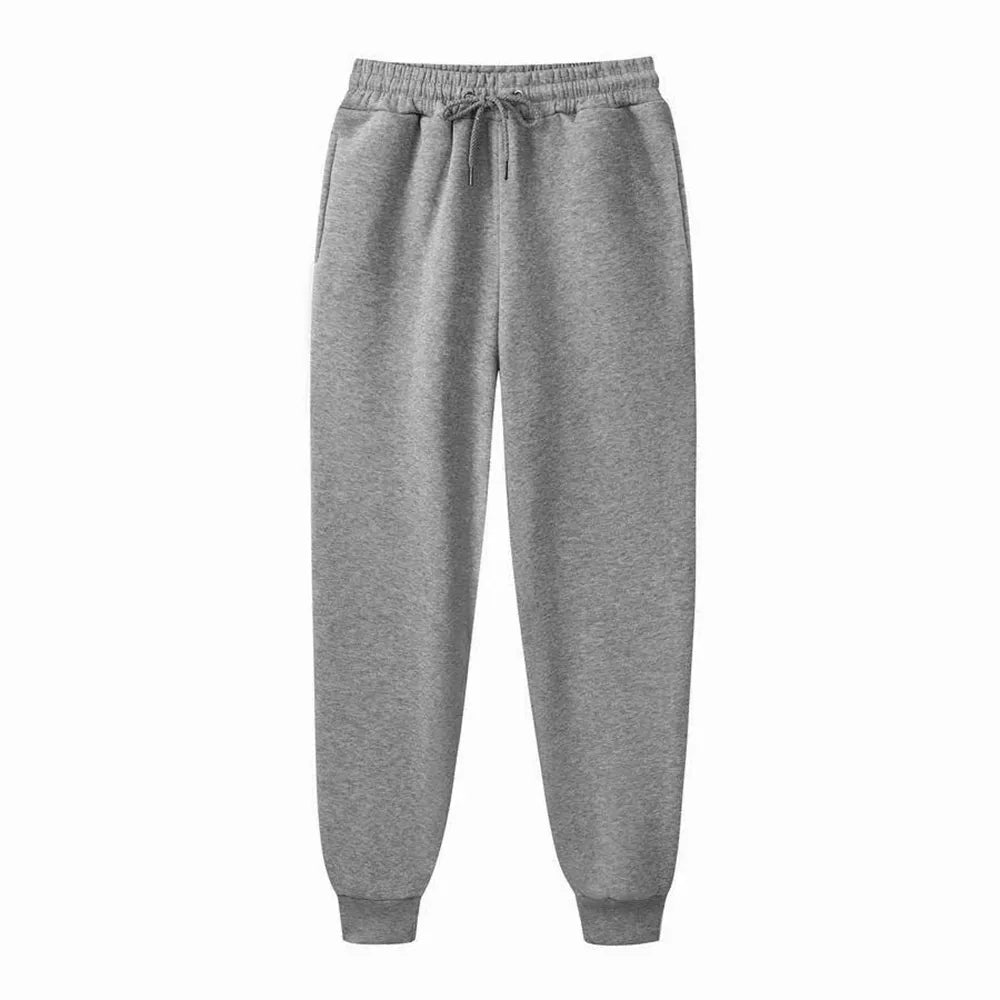 Men Casual Sports Pants Running Workout Jogging Long Pants Gym Sport Trousers for Men Jogger Sweatpants GRAY
