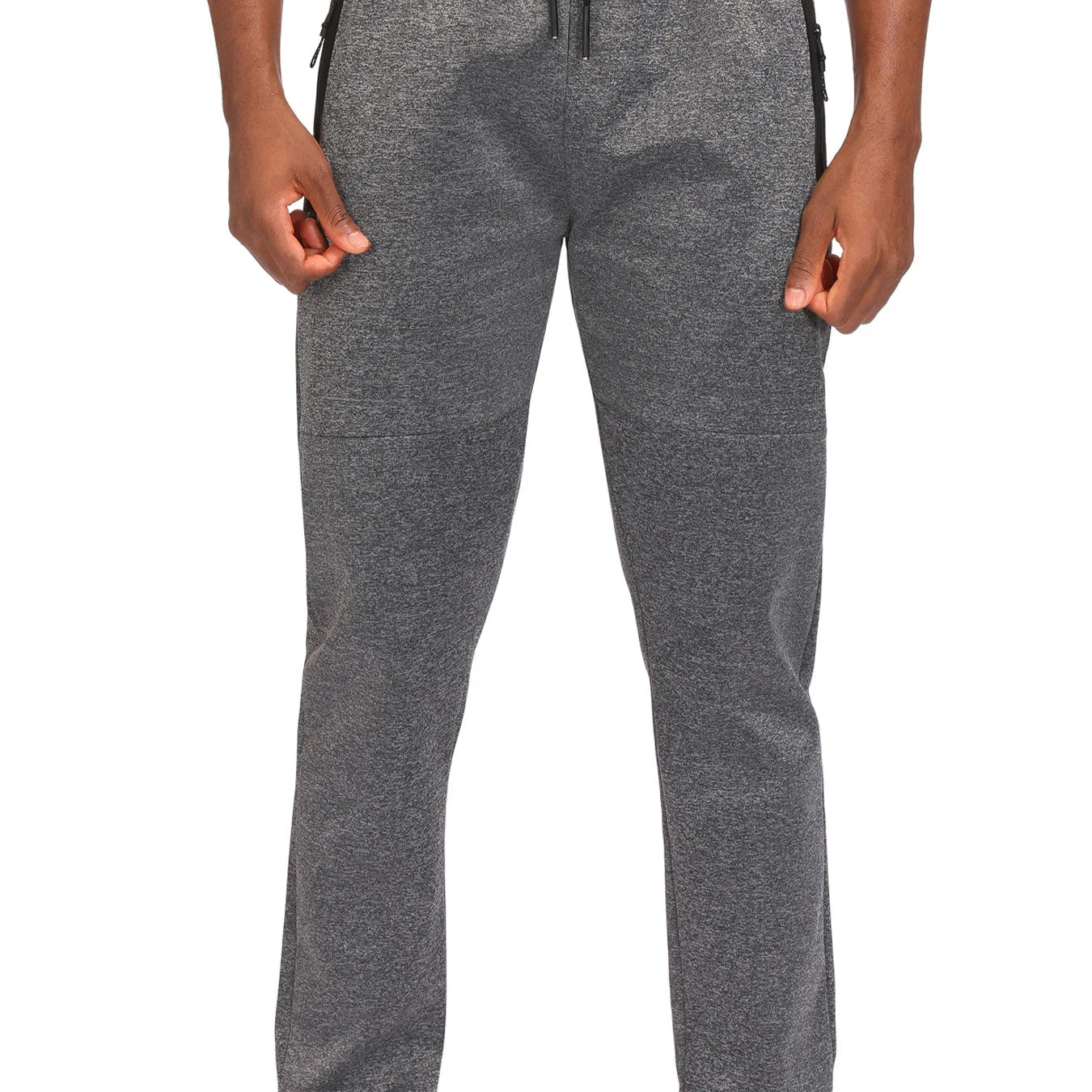 Men Sweatpants Joggers Pocket Trousers Fitness Long Pants Elastic Waist with Drawstring Trousers