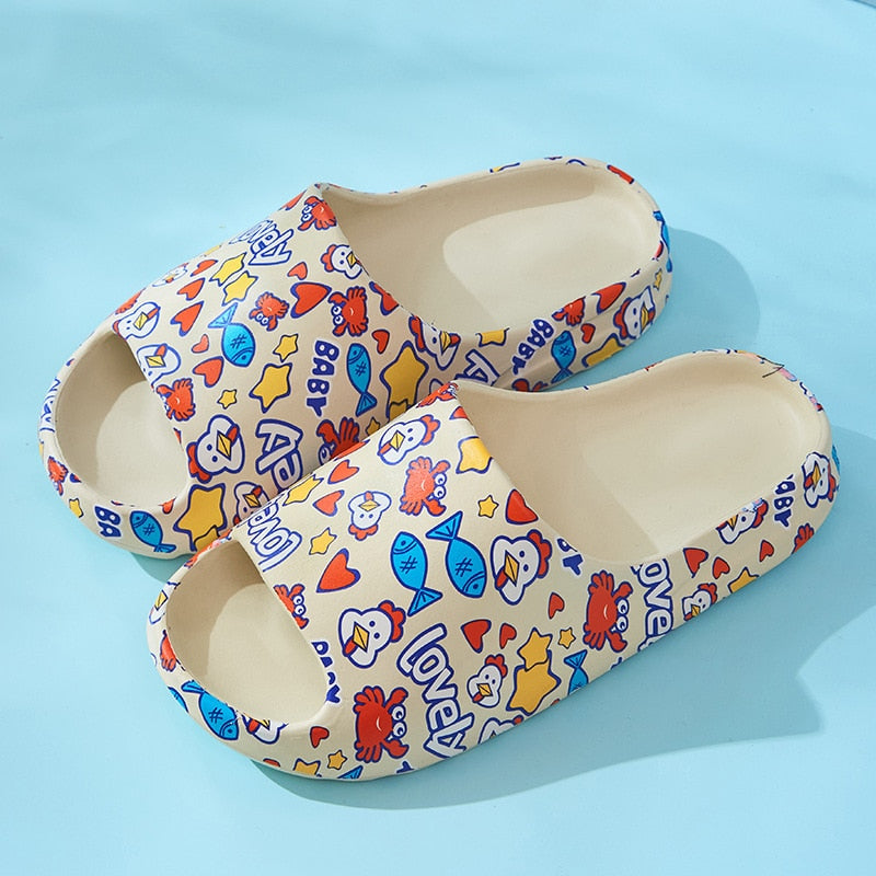 Men Women Slippers Orginal Sandals Women Beach Casual Shoes EVA Slides Original Men Flip-flops Summer 2024 Summer Sandal Men&#39;s AMAIO