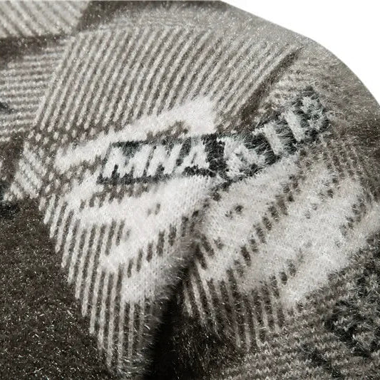 Men's Autumn and Winter Imitation Mink Sweater Soft and Comfortable Fashion Warm Knit Sweater Man Clothes