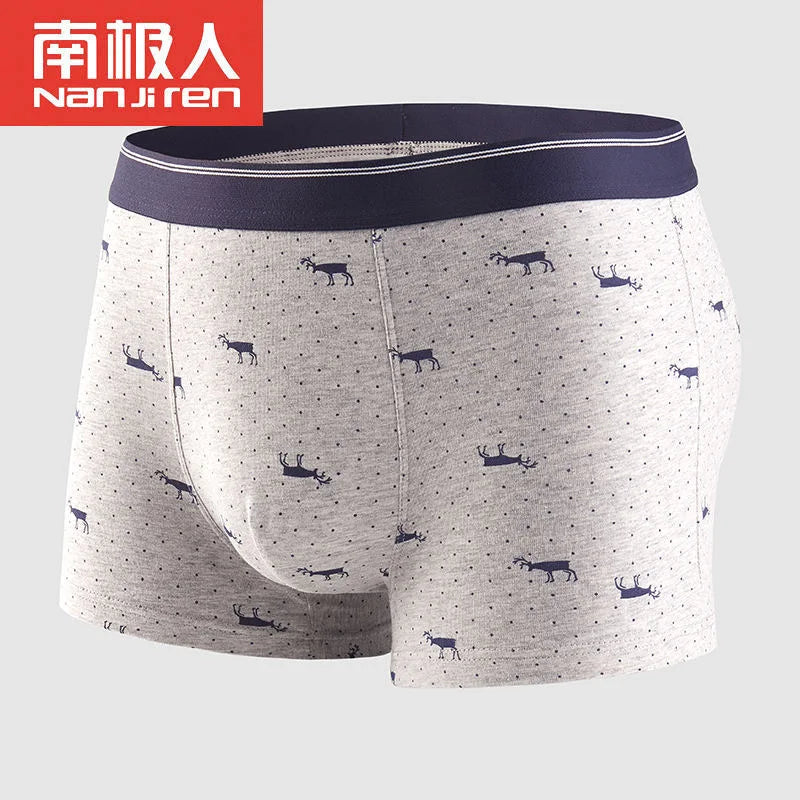 Men's Boxer Cotton Boxers Underwear Men Underpants Male Home Brand Man Panties Breathbale U Convex Pouch Comfort Shorts XL-4XL