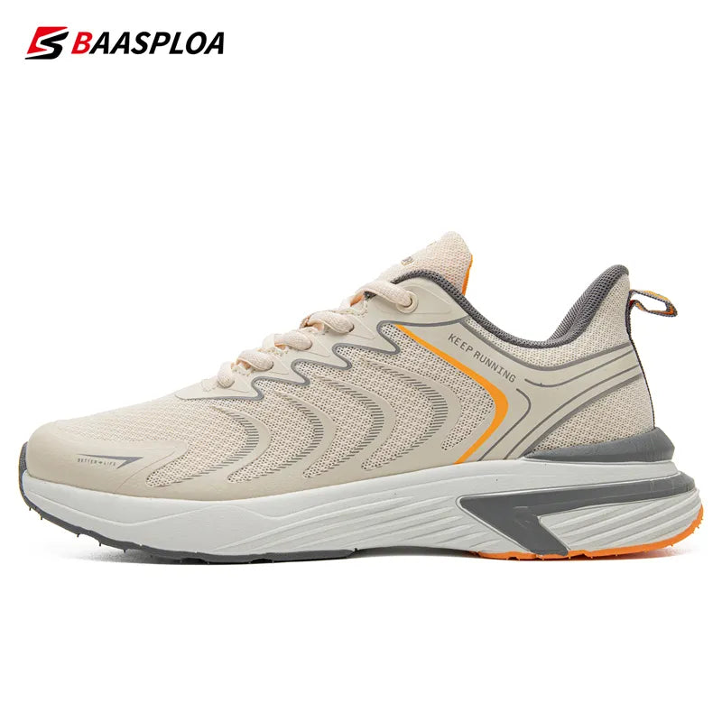 Men's Running Shoes Baasploa Lightweight Walking Shoe Mesh Breathable Fashion Male Outdoor Sports Sneakers Spring Tennis 131107-MI