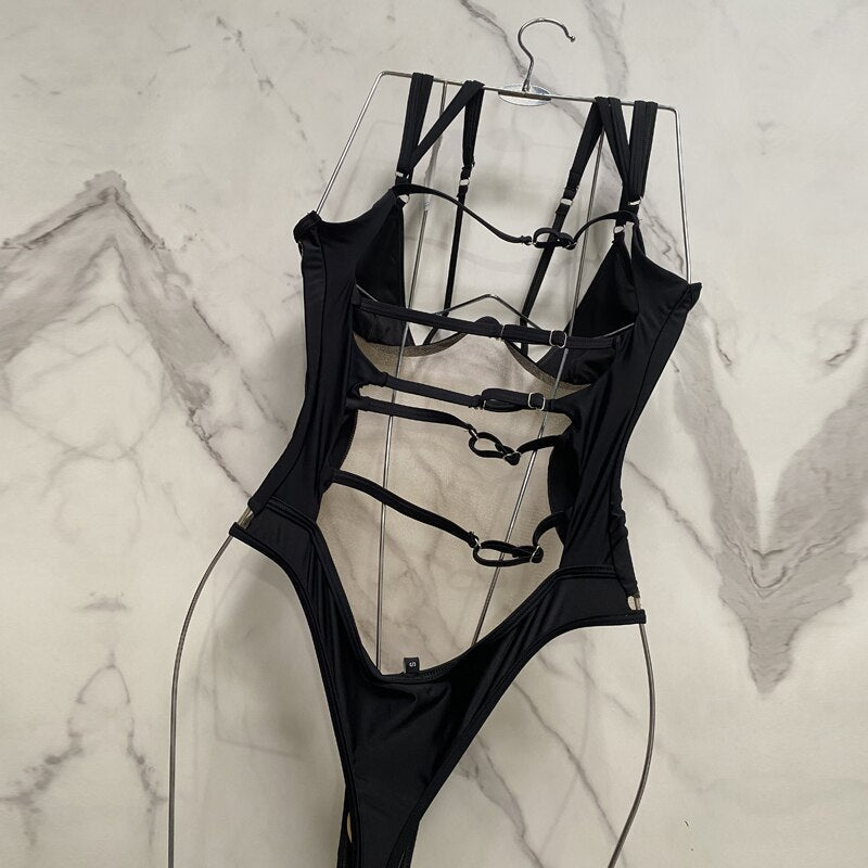 Mesh Stitching Suit Jumper body suit casual Sexy Slim Beach - Jumpsuit Romper Clothes Clothing Catsuit Top
