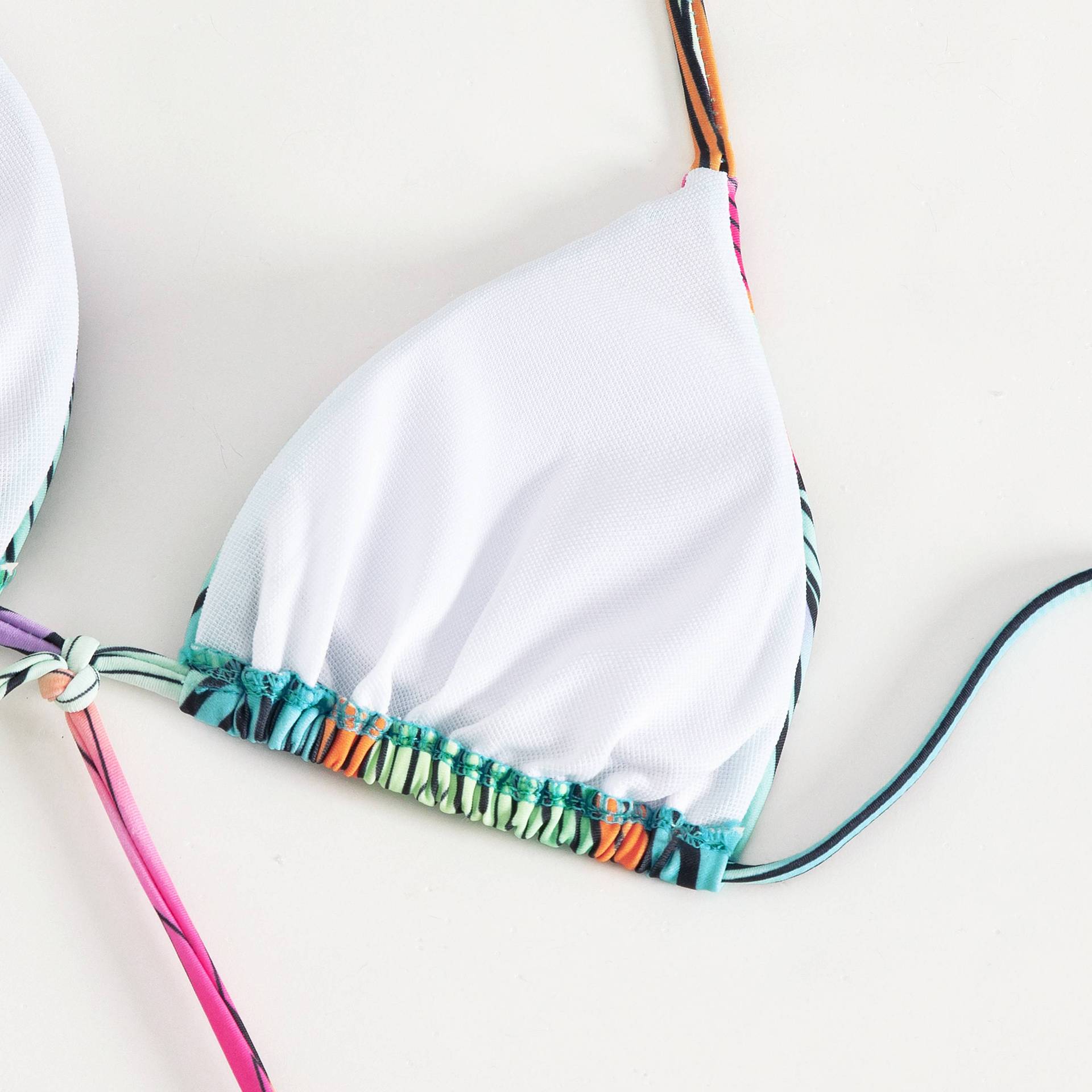 MonoKini Tassels High Elastic Swimsuit Split Bikini