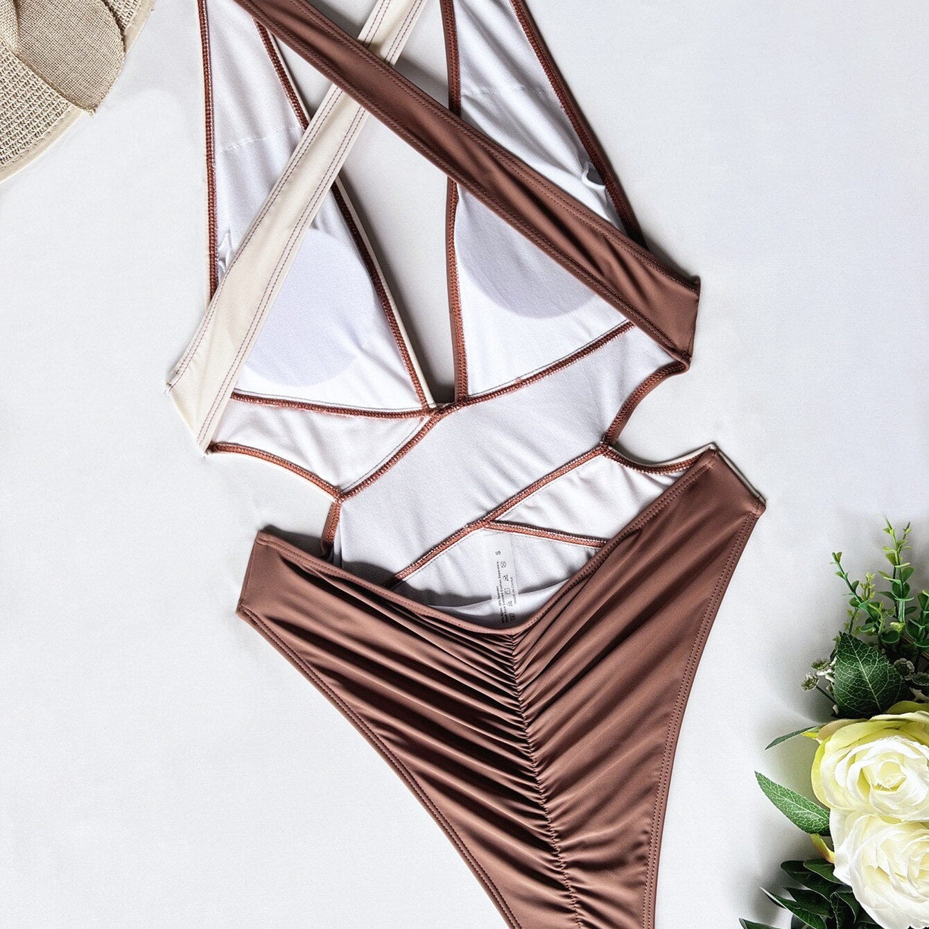 Monokini Cut-out One Piece Swimsuit