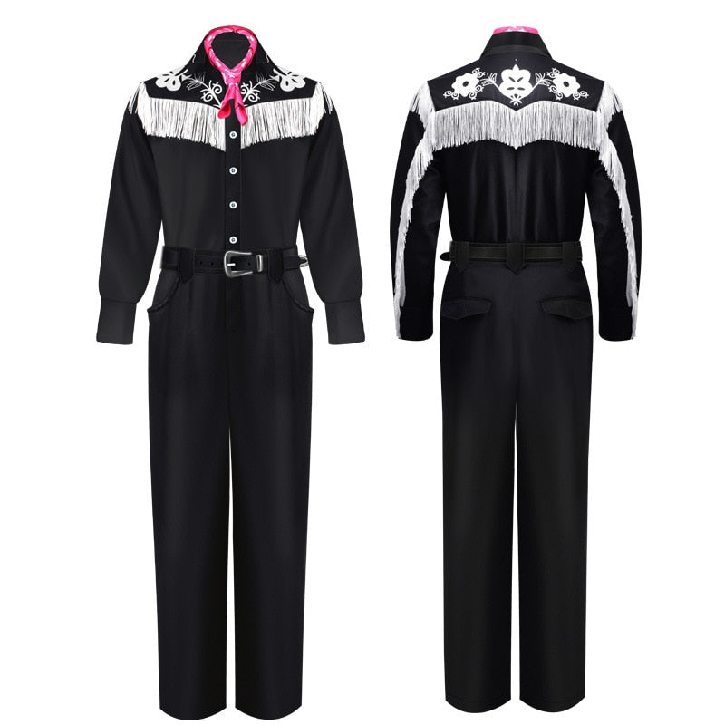 Movie Barbie Princess Cosplay Margot Robbie Barbie Ken Costume for Women Adult Halloween Carnival Party Role Play Clothes Disguise