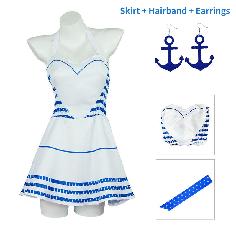 Movie Barbie Princess Cosplay Margot Robbie Barbie Ken Costume for Women Adult Halloween Carnival Party Role Play Clothes Disguise J 1