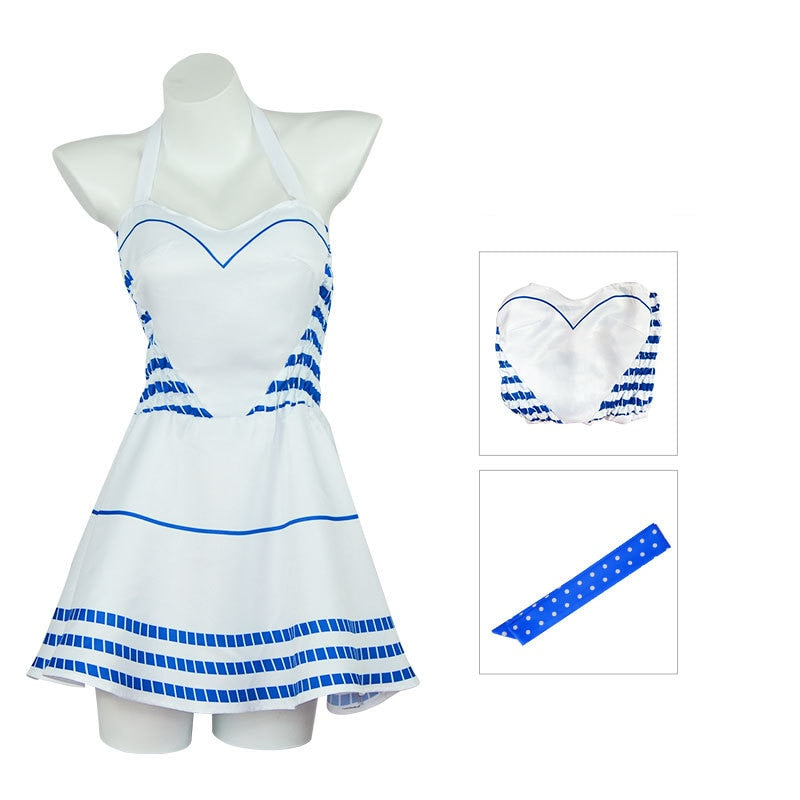 Movie Barbie Princess Cosplay Margot Robbie Barbie Ken Costume for Women Adult Halloween Carnival Party Role Play Clothes Disguise