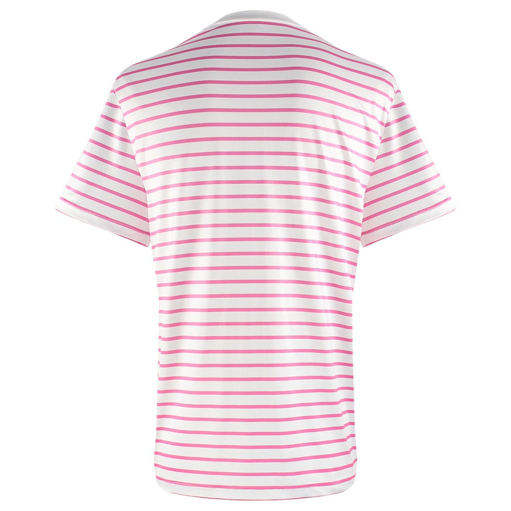 Movie Barbieed T-shirt Halloween Party Couple Cosplay Sweatshirt Hat Movie Casts Barbieed Ken Clothing Set Pink Stripe T-shirt