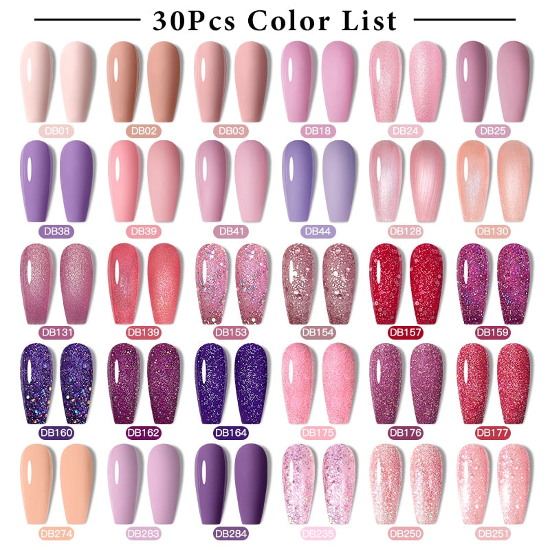 Mtssii 24/25/40/60PCS Gel Nail Polish Set Color Gel Semi Permanent UV Led Varnish Nail Art Design Soak Off Gel Set Nail Gel Set SZH18525