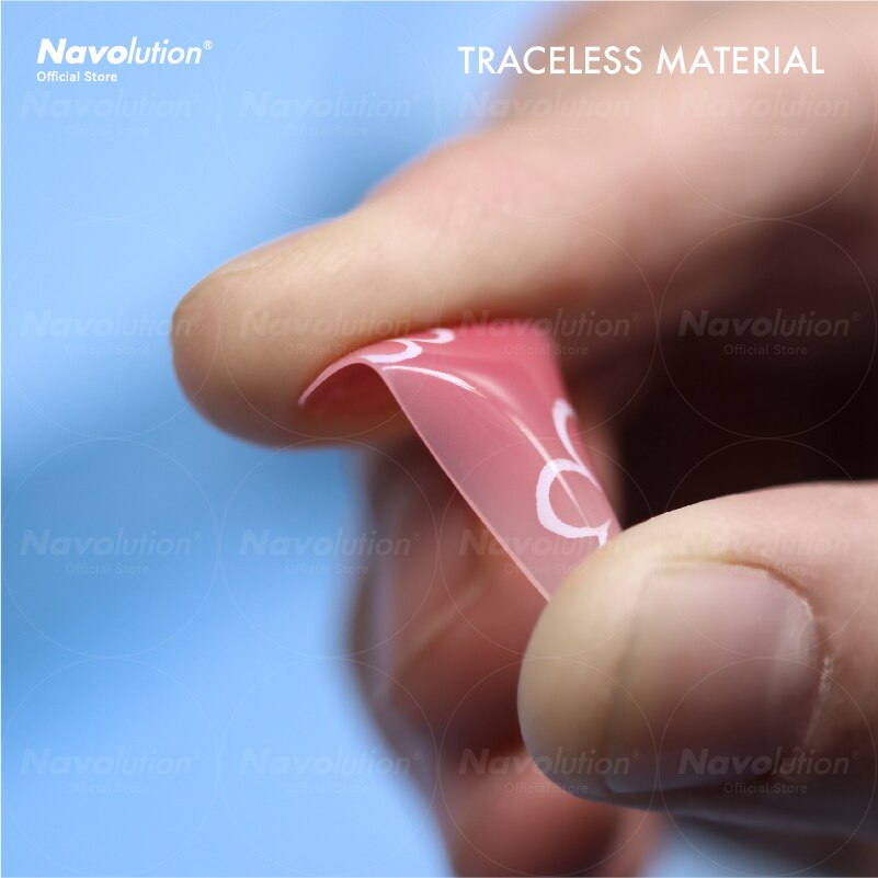 Navolution 24Pcs/Set DIY Manicure Wearable Fake Nails press on Detachable Finished Fingernails Ballet Square Head Almond Short
