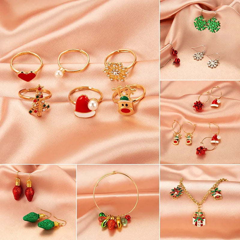 New Christmas Snowman Bells Dangle Earrings For Women Girl Creative Elk Snowflake Tree Earring Christmas Party 2021 Jewelry Gift
