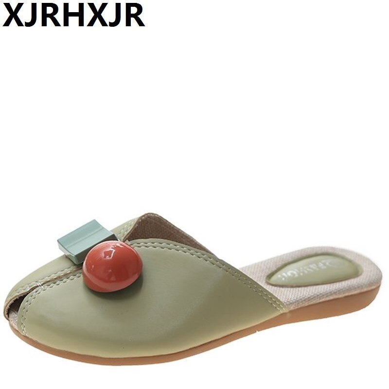 New Fashion Flat Beach Slides Summer New Slippers Women Shoes Woman Mules Fish Mouth Comfortable Cover Toe Ladies Shoes