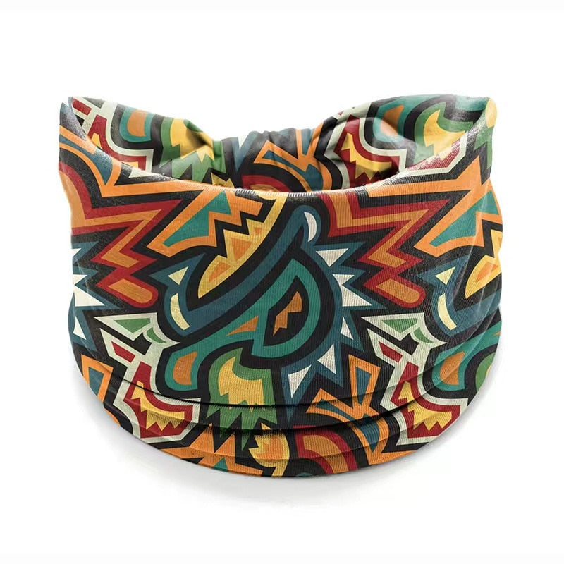 New Fruit Print Wide Headwrap Headbands for Women Boho Knoted Elastic Beach Hair Bands Girls Hair Accessories Turban Bandage 11