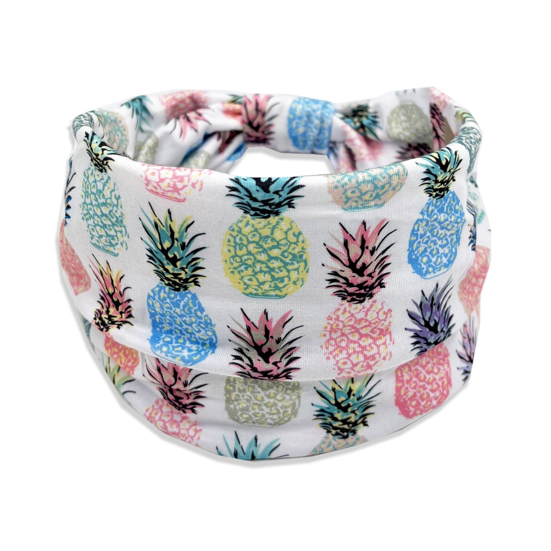 New Fruit Print Wide Headwrap Headbands for Women Boho Knoted Elastic Beach Hair Bands Girls Hair Accessories Turban Bandage 3